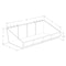 Azar Displays 13W x 7D x 4H Divider Bin, 12 Dividers, 4PK 556115-4PK-W12D - alternate 2
